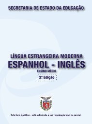ESPANHOL - INGLÊS - Educadores - Estado do Paraná