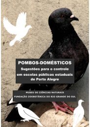 POMBOS-DOMÉSTICOS - Fundação Zoobotânica do RS
