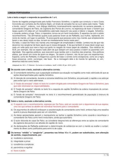 Leia o poema a seguir e responda às questões depois de utilizar as técnicas  de leitura. a) De que trata 