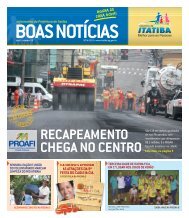 RECAPEAMENTO CHEGA NO CENTRO - Prefeitura de Itatiba