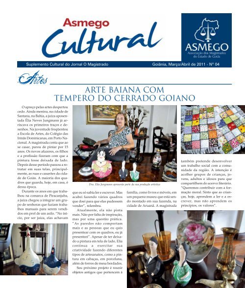 Suplemento Cultural – Mar/Abr 2011 - ASMEGO