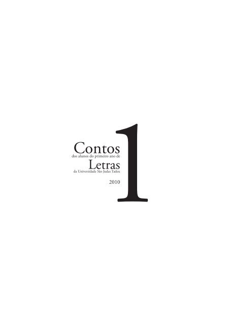 Contos dos alunos de 2010 - (Arquivo PDF)