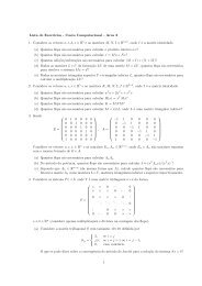 Lista de Exercícios (Custos)