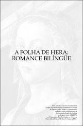 a folha de hera: romance bilíngüe - UFES - Universidade Federal do ...