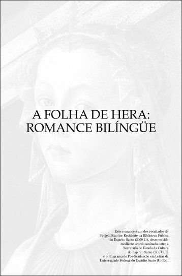 a folha de hera: romance bilíngüe - UFES - Universidade Federal do ...