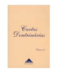 Cartas doutrinárias, volume 25 - Racionalismo Cristão