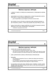Matrizes esparsas - Inatel