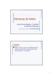 Estruturas de Dados