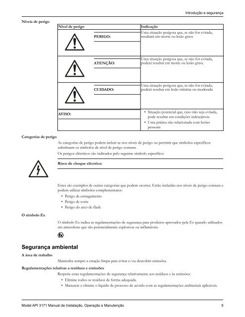 Manual de Instalação, Operação e Manutenção - Goulds Pumps