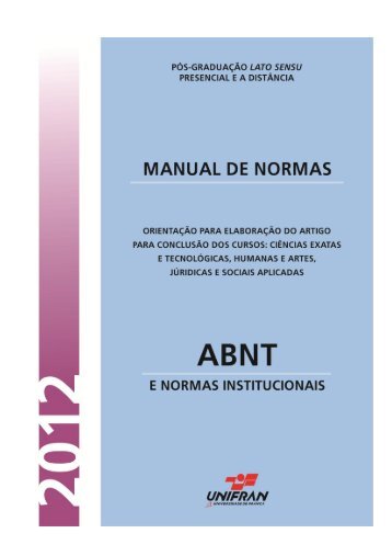 Normas da ABNT - Unifran