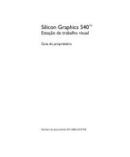 Silicon Graphics 540™ - SGI TechPubs Library