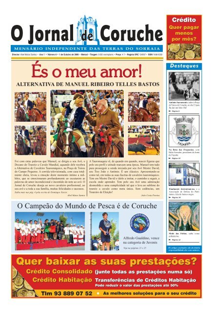 És o meu amor! - O Jornal de Coruche