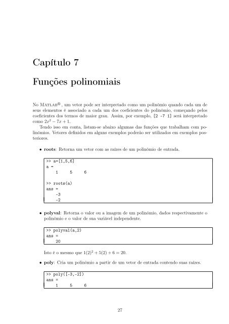 Apostila de Introdução ao Octave/Matlab® - Departamento de ...