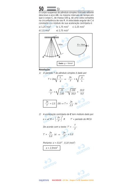 Prova Tipo A REEDDDAAAÇÇÇÃÃÃOO - Curso Objetivo