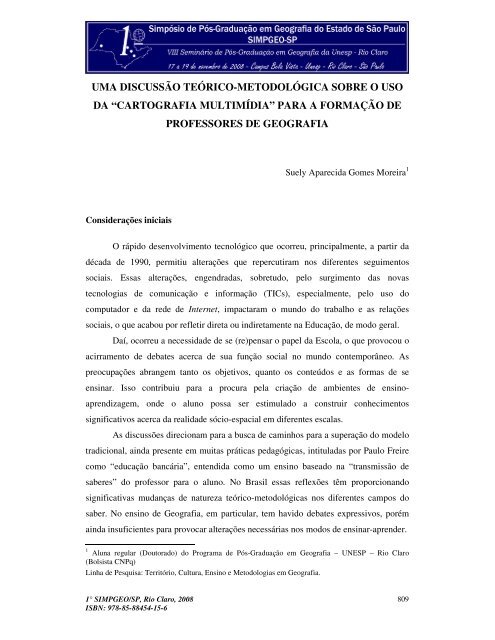 uma discussão teórico-metodológica sobre o uso da - Unesp