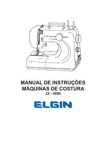 1 manual de instruções máquinas de costura - Colombo