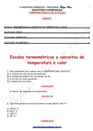 Temperatura e Dilatação - Física no Vestibular