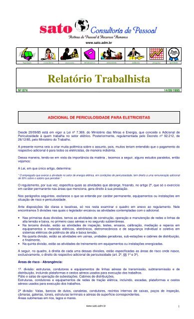 074 - Sato Consultoria de Pessoal