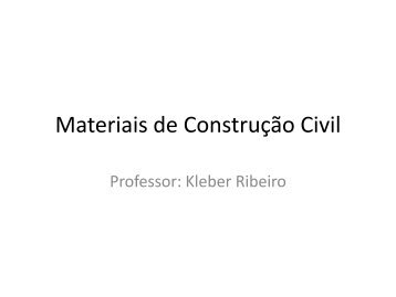 Materiais de Construção Civil - wcorpsa