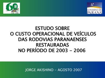 Custo Operacional_Rodovias Restauradas.pdf - DER