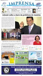 Ademir exibe a chave da prefeitura de Jumirim - Jornal Imprensa