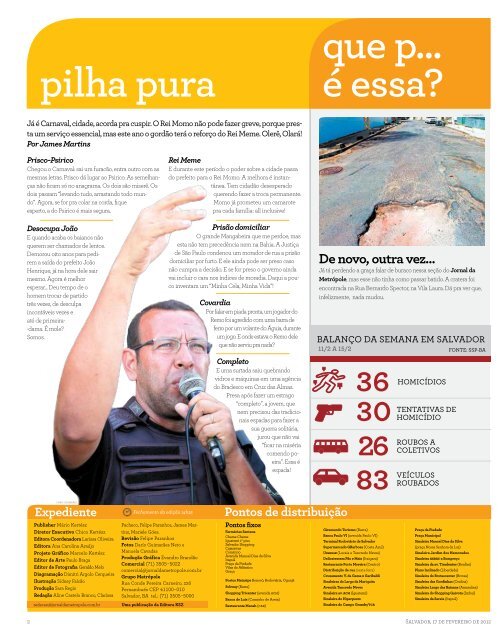 Assim nasceu o carnaval - Jornal da Metrópole