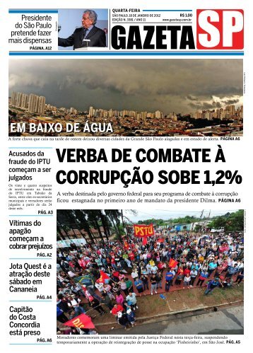 VERBA DE COMBATE À CORRUPÇÃO SOBE 1,2% - Gazeta SP