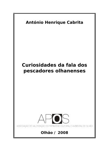 Curiosidades da fala dos pescadores olhanenses - Web.pt