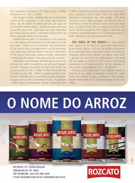 Anuário Brasileiro do Arroz 2011 - Unemat