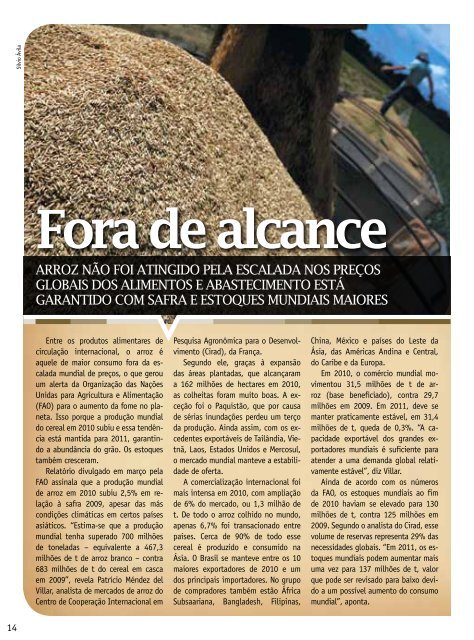 Anuário Brasileiro do Arroz 2011 - Unemat