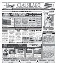 Classilago nº 55.pmd - Jornal Folha do Lago