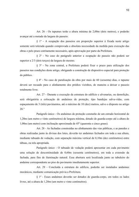 Código de Obras e Edificações – Lei Complementar nº 101