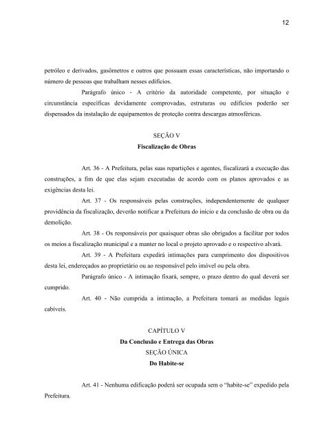 Código de Obras e Edificações – Lei Complementar nº 101