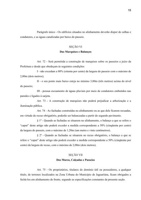 Código de Obras e Edificações – Lei Complementar nº 101