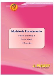 Modelo de Planejamento - J. Piaget