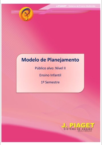 Modelo de Planejamento - J. Piaget