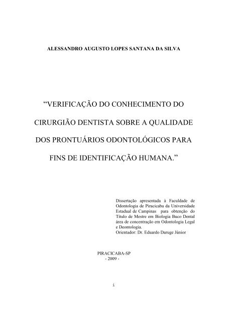 ODONTOLOGIA LEGAL- Prontuário odontológico parte 1 