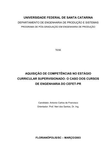 Aquisição de competências no estágio curricular supervisionado