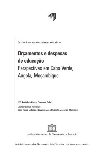 Orçamentos e despesas de educação - World Bank