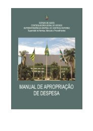 Manual de Apropriação de Despesas - Controladoria Geral do ...