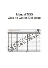 Manual TISS Guia de Outras Despesas - Economus