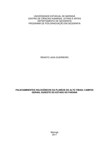 UNIVERSIDADE ESTADUAL DE MARINGÁ CENTRO ... - PGE/UEM