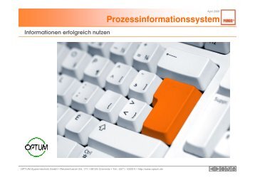 Prozessinformationssystem - optum.de