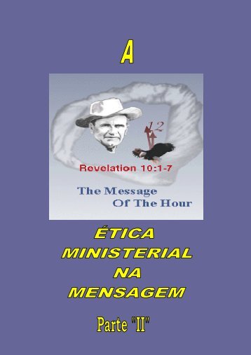ETICA MINISTERIAL PARTE 2 - Tabernáculo A Voz de Deus