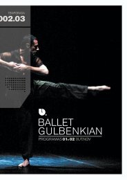 ballet gulbenkian - Gulbenkian Música - Fundação Calouste ...