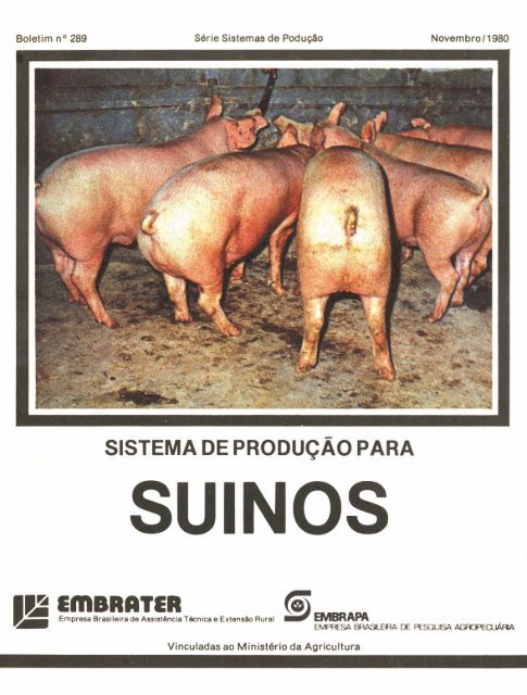 sistema de produçao para suinos - Infoteca-e - Embrapa