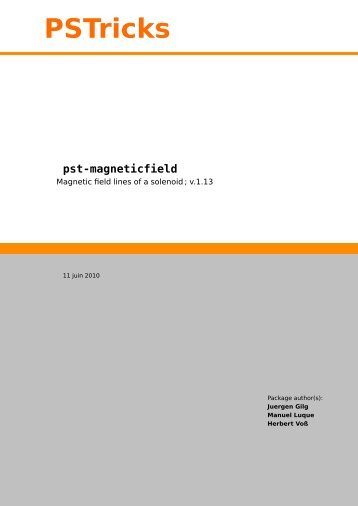 PSTricks pst-magneticfield - TeXdoc.net