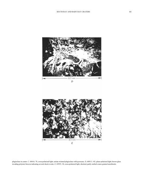 d3. geology of areas near south ray and baby ray craters