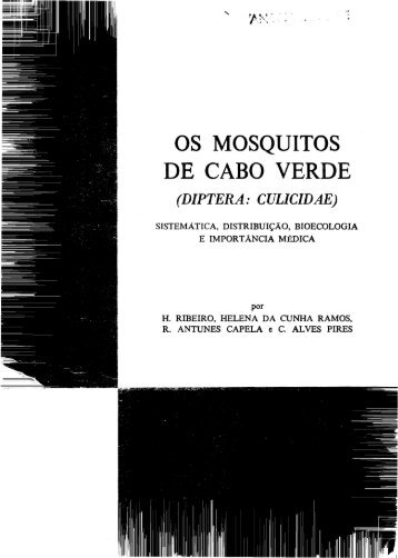 Os mosquitos de Cabo Verde (Diptera: Culicidae). - Systematic ...