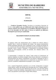 Regulamento Municipal dos Espaços Verdes - Edital - Câmara ...
